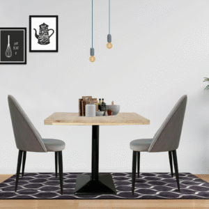 4-Seater Wooden Dining Table & Chair Set